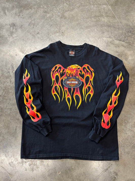 Vintage Harley Davidson Navsclone long sleeve size xl