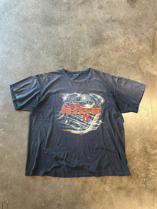 Vintage Harley Davidson JuSt Ride it faded shirt size XL