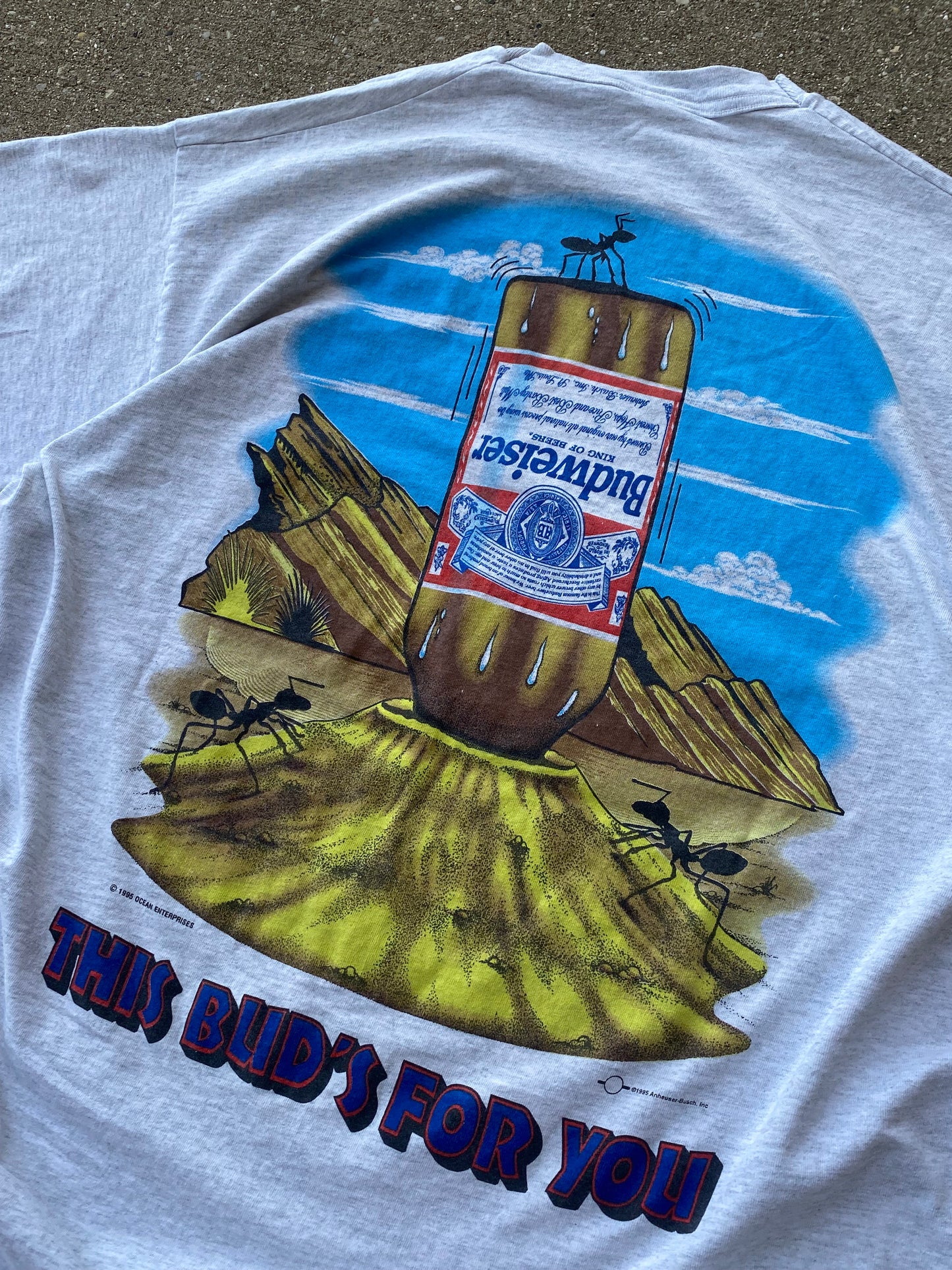 Vintage Budweiser Ants shirt Size XXL