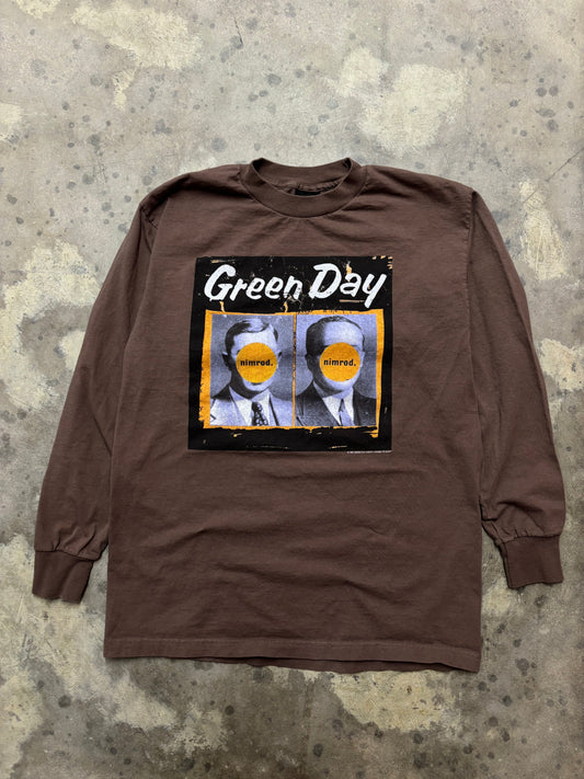 Vintage Green Day Nimrod long sleeve shirt size large