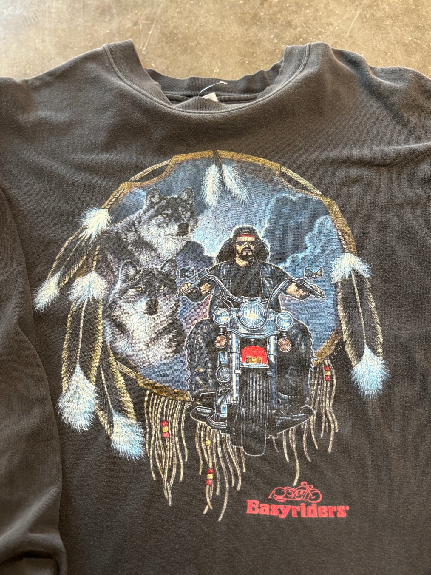Vintage EasyRiders dreamcatcher long sleeve size XL