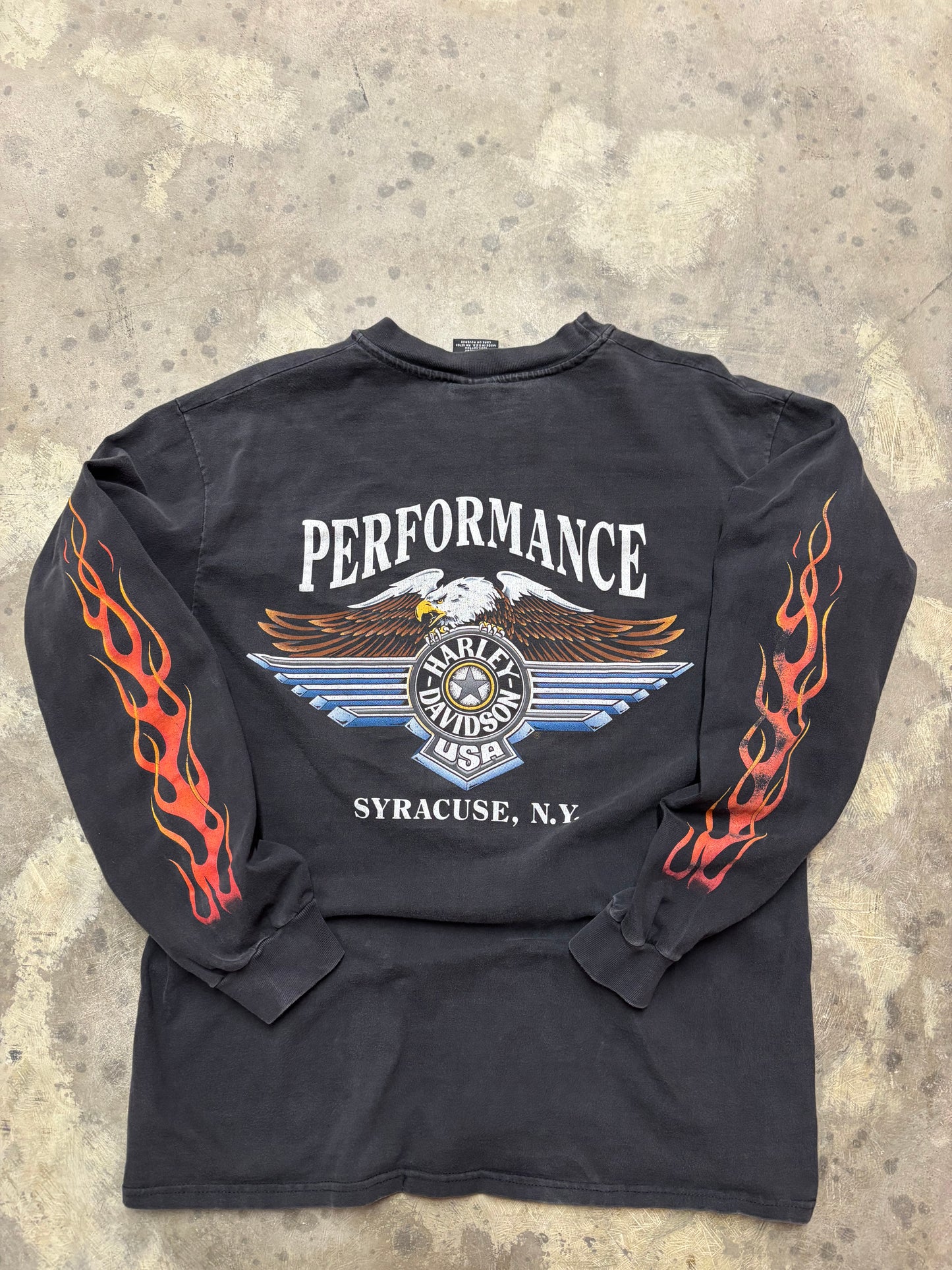 Vintage Screaming Eagle Harley Long sleeve size large
