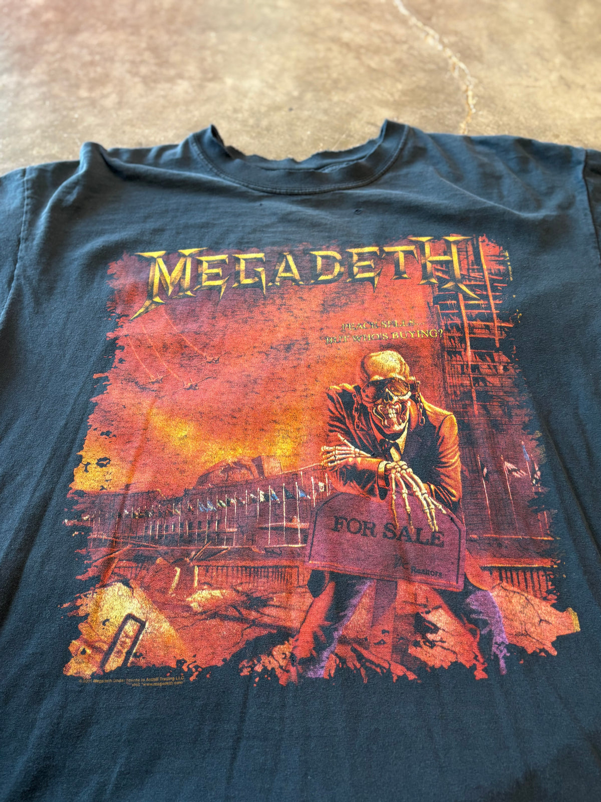 Vintage Megadeth band shirt size xl