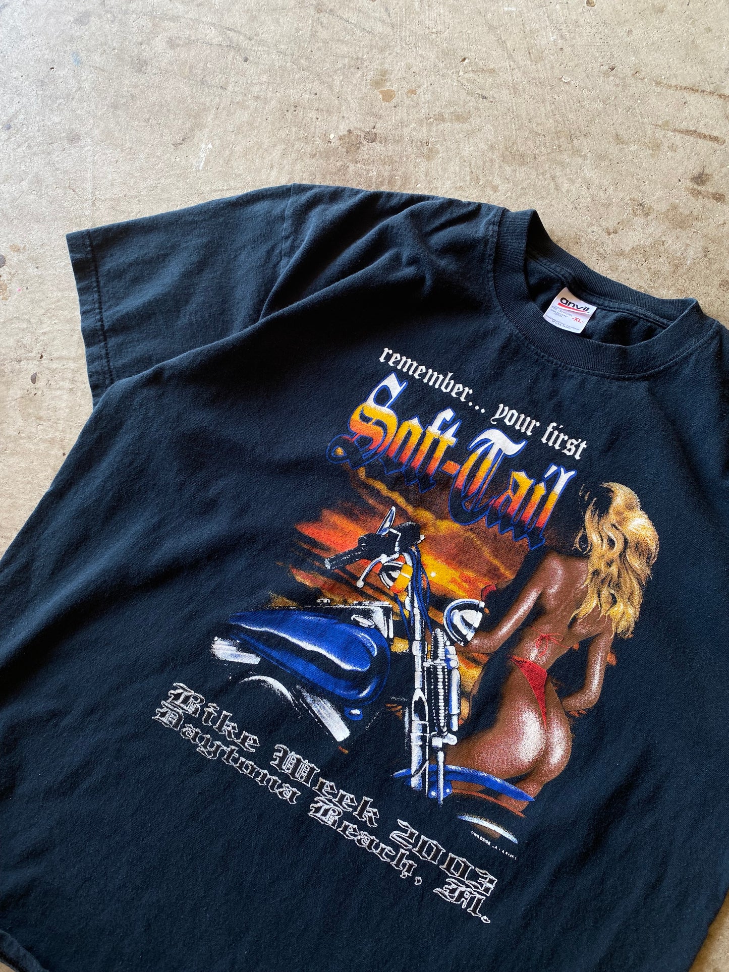 Vintage Bike Week soft tail shirt size XL