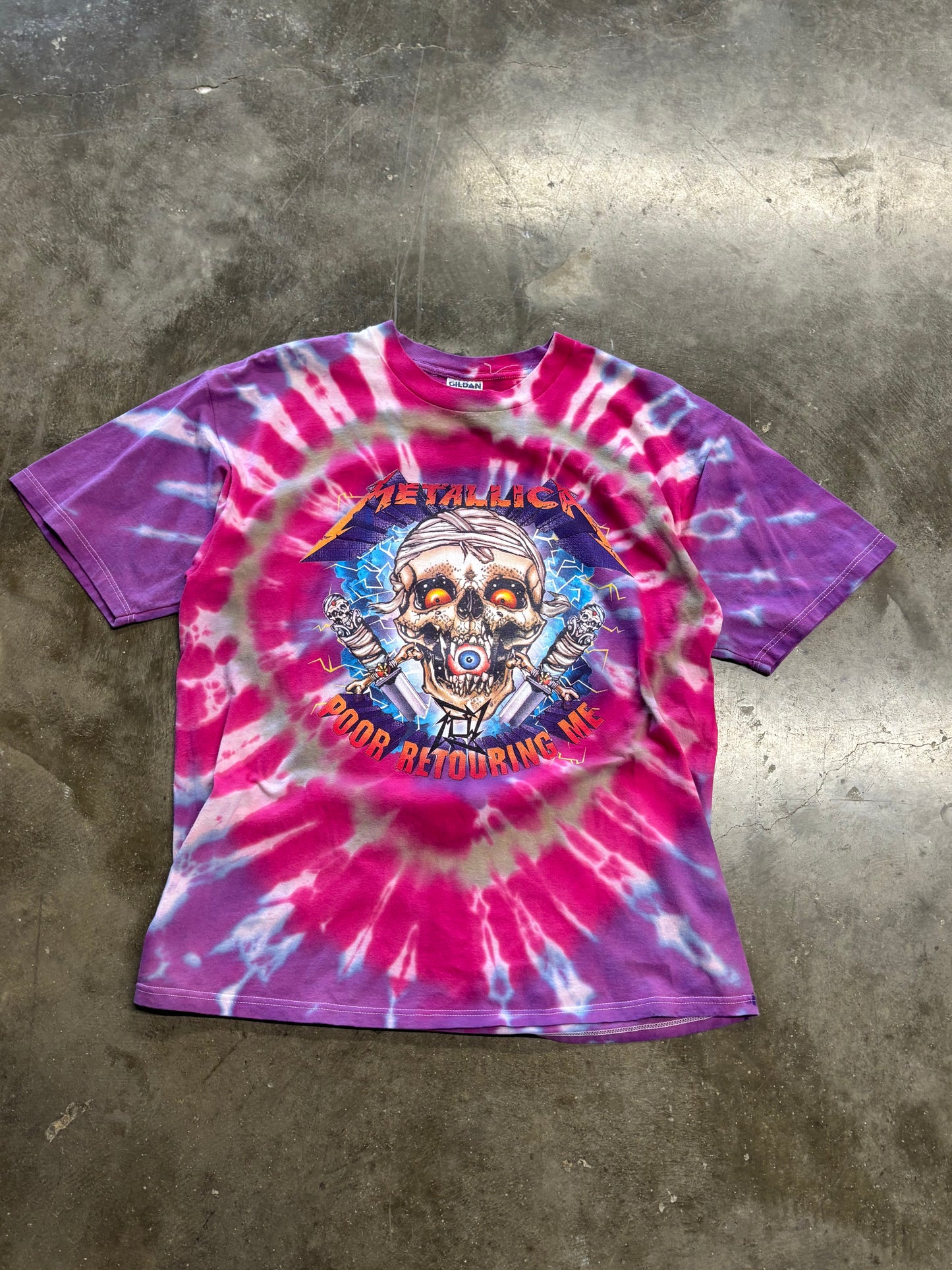 Vintage Metallica Pushead Parking lot shirt size xl