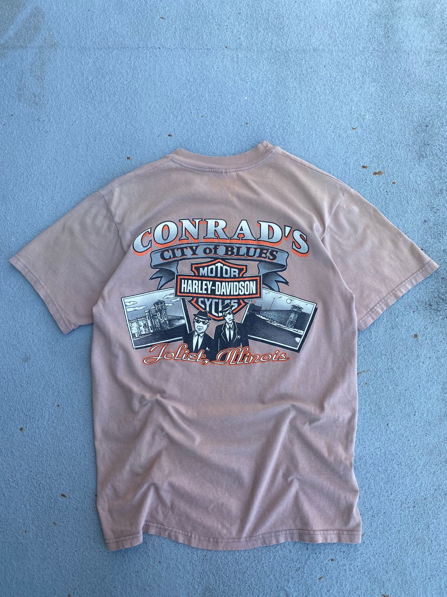 Vintage Street Tough Harley Shirt Size medium