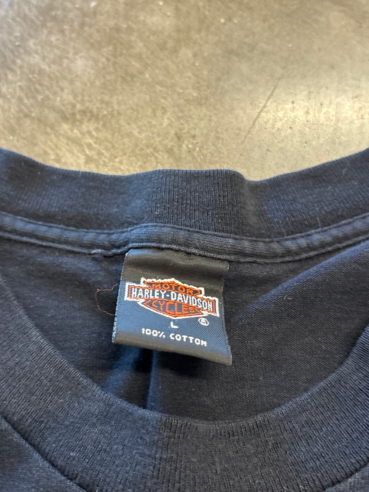 Vintage Harley Davidson Santa shirt size large