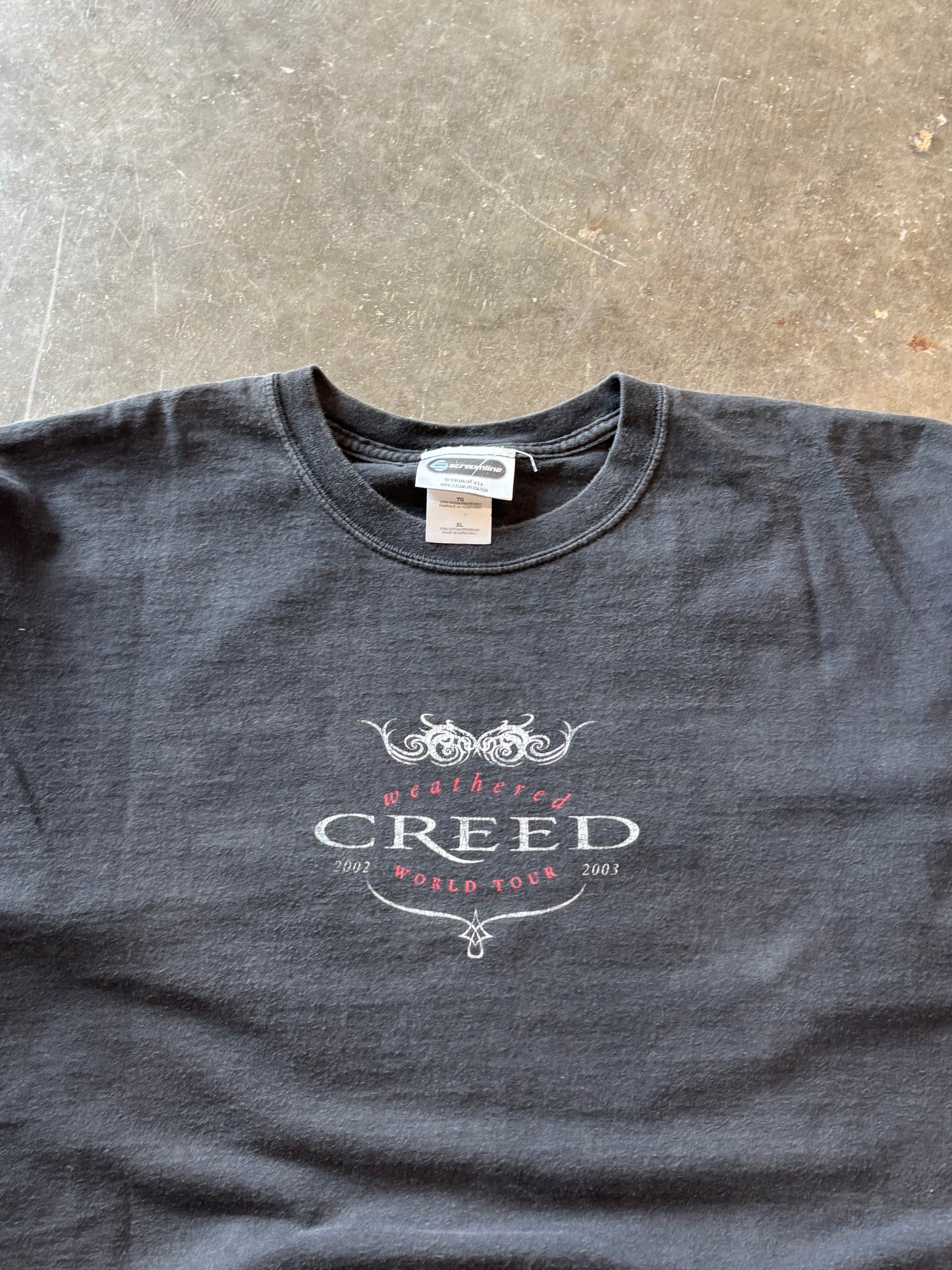 Vintage Creed Weathered band shirt size xl