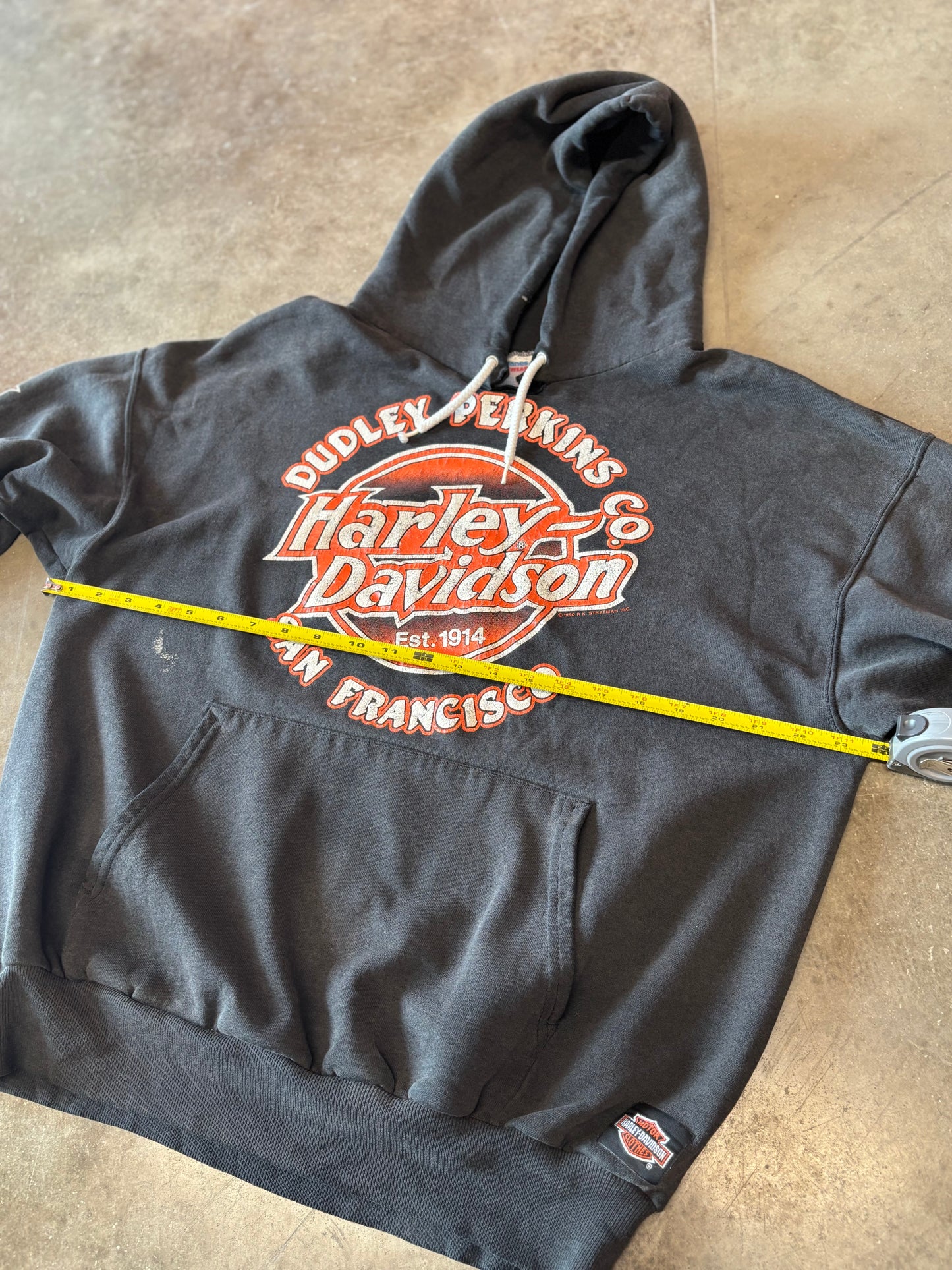 Vintage Harley Davidson Dudley Perkins Hoodie size extra large