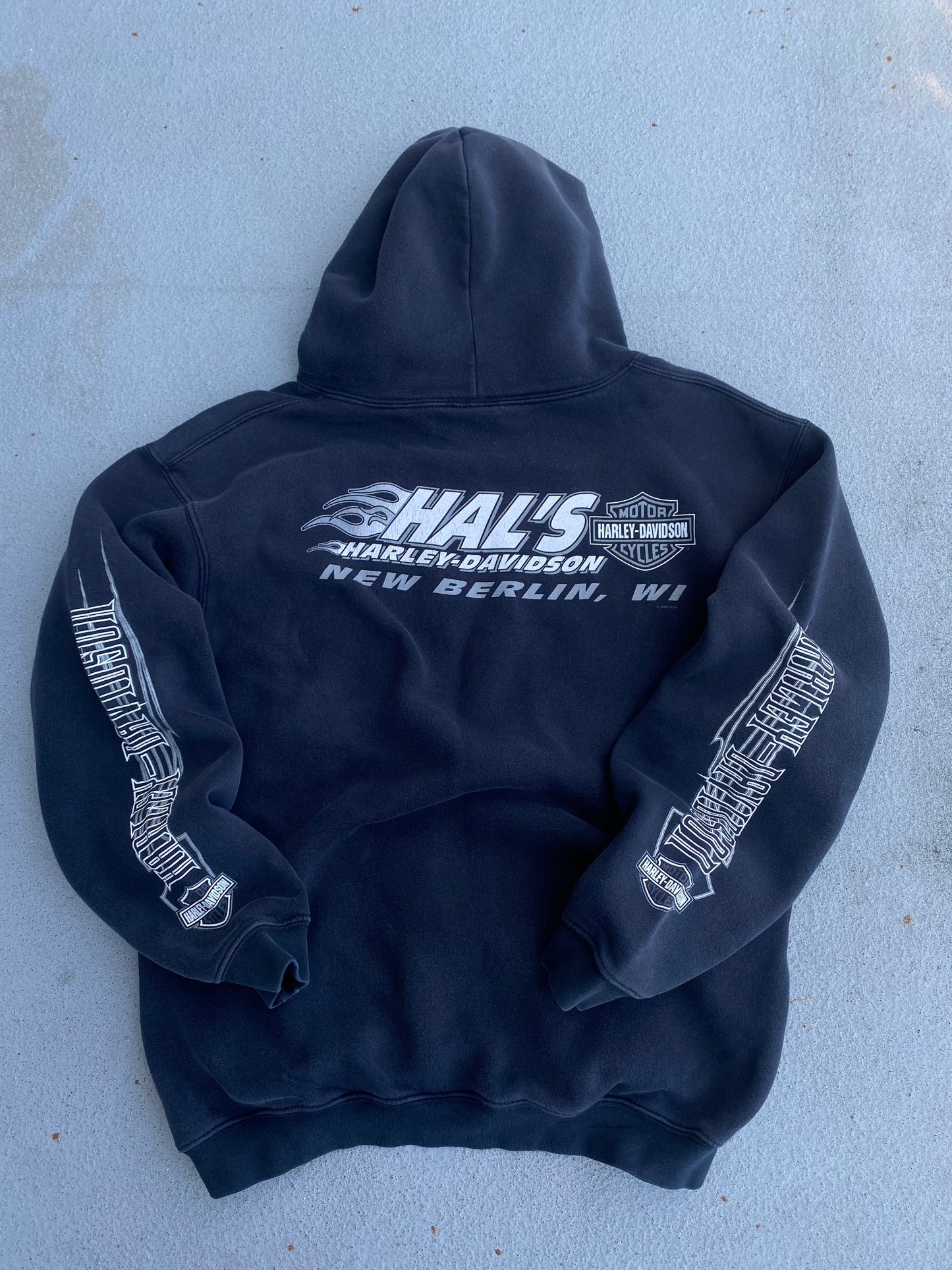 Vintage Harley Davidson Hoodie Size Large