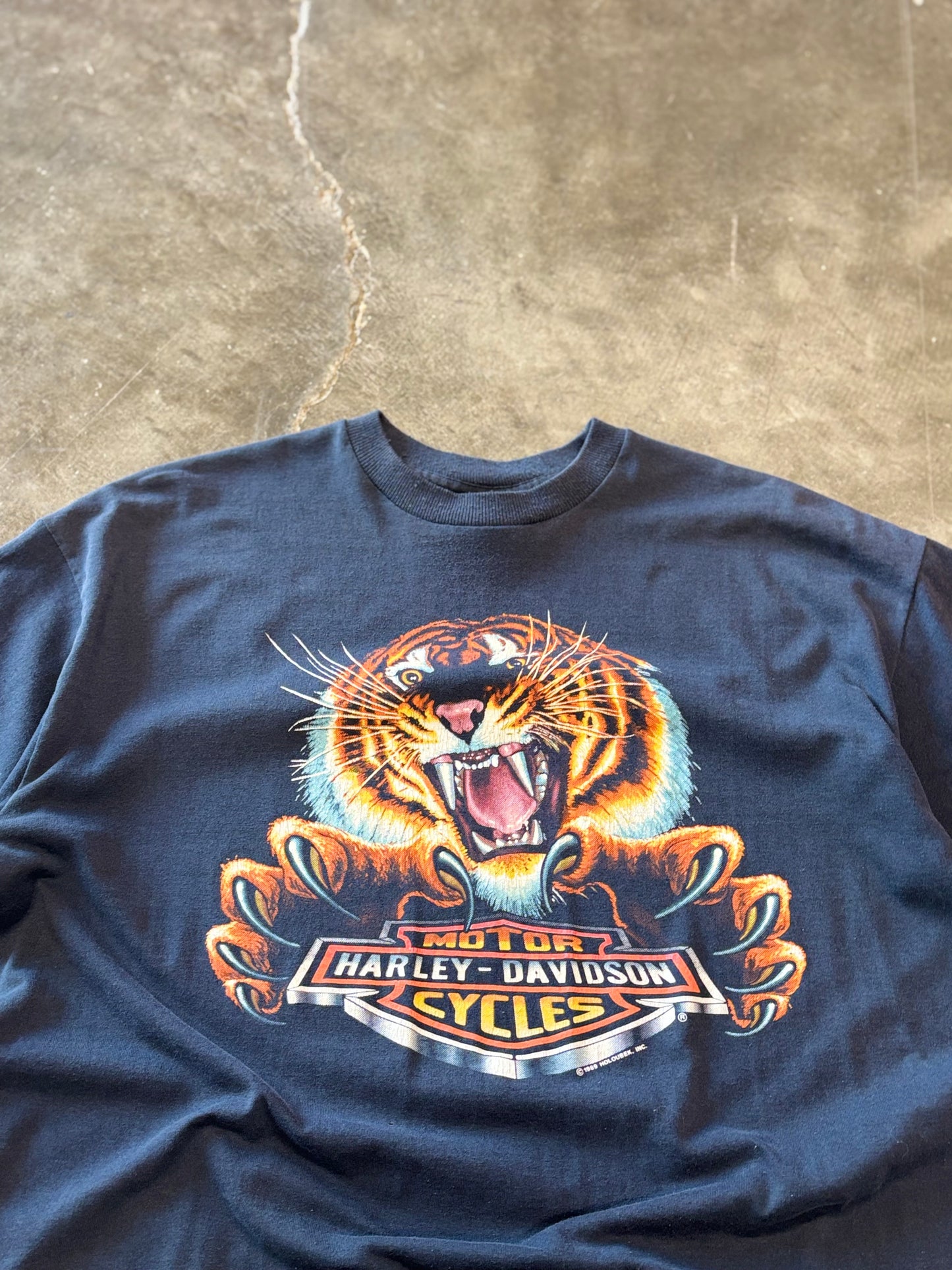 Vintage 80’s Harley Davidson Tiger shirt size xl