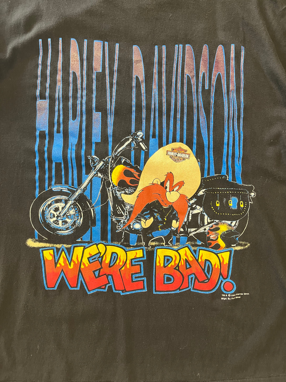 Vintage Harley Davidson Yosemite Sam looney tunes shirt size extra large