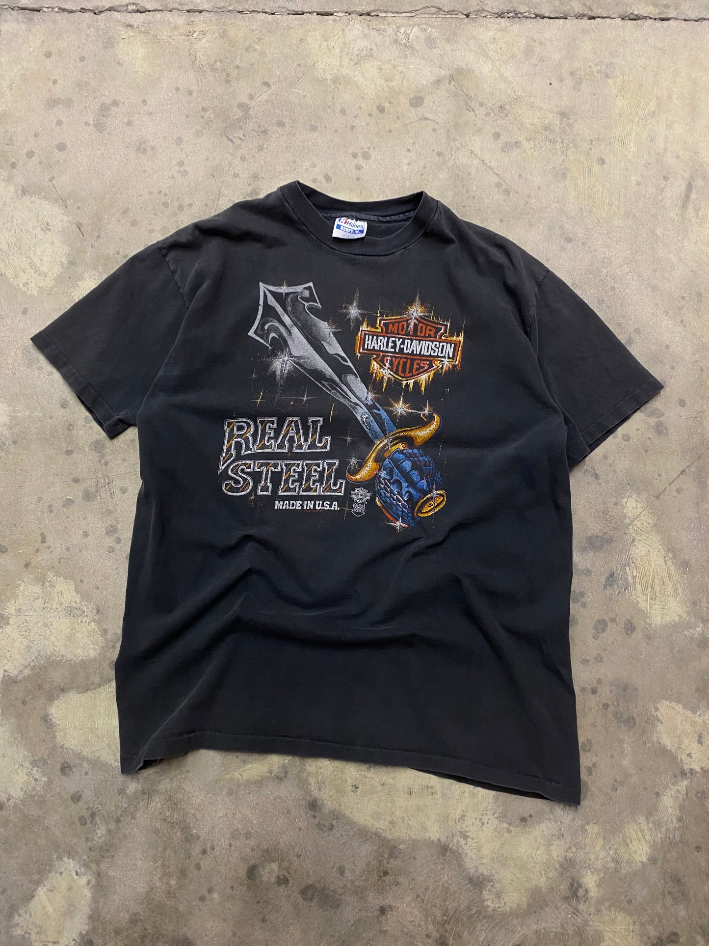 Vintage Harley Davidson Real Steel shirt size extra large