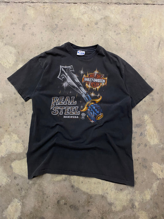 Vintage Harley Davidson Real Steel shirt size extra large