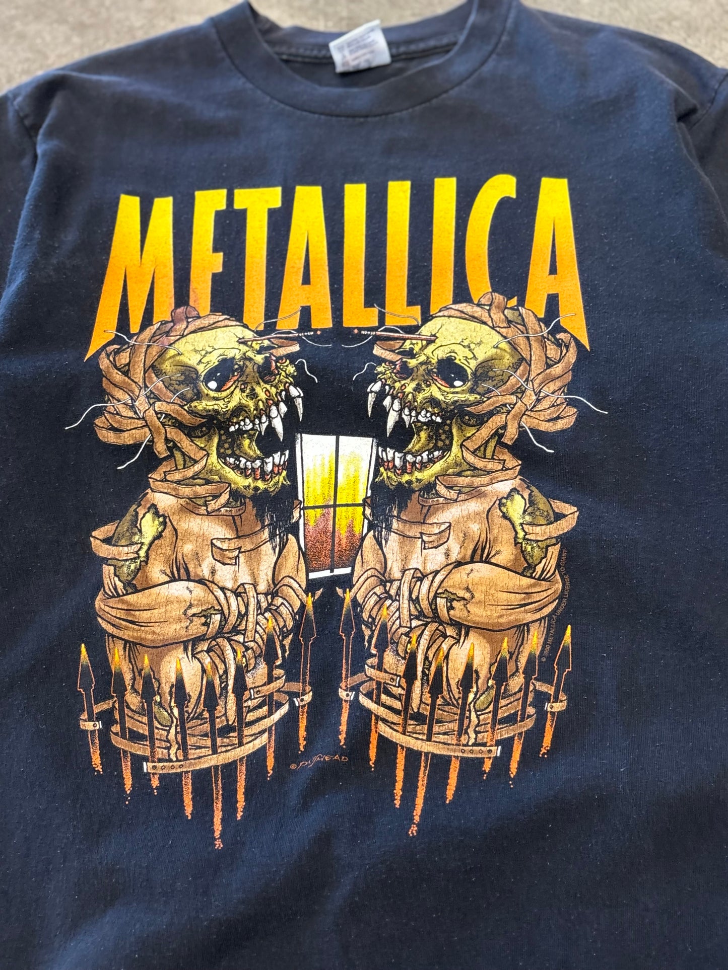 Vintage Metallica Pushead shirt size medium