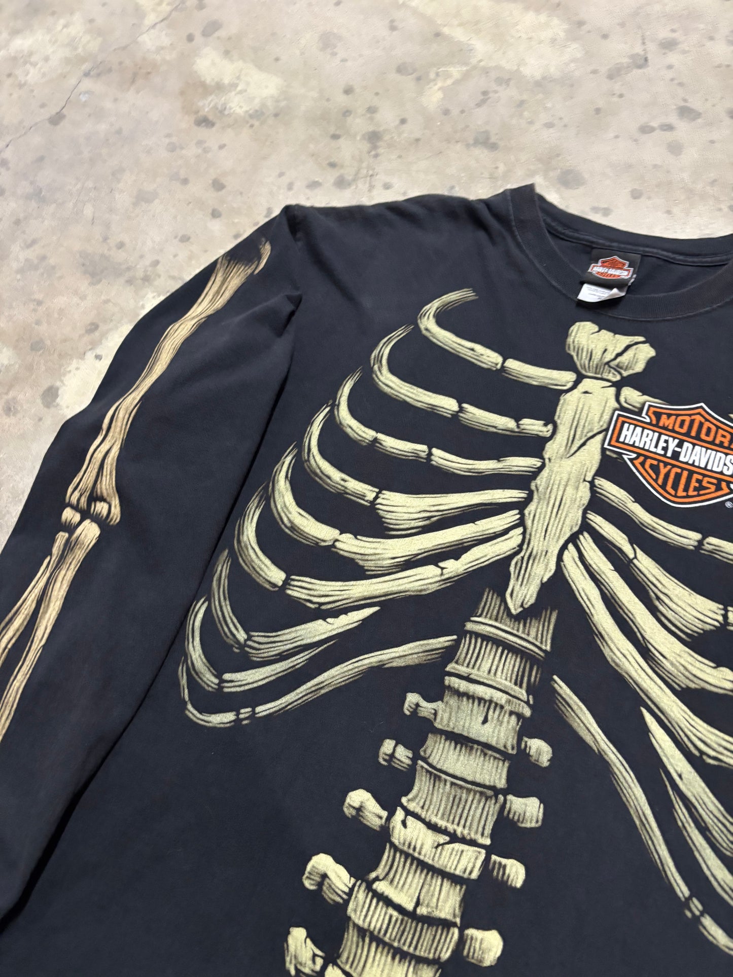 Harley Davidson what the skelly long sleeve size extra large shirt