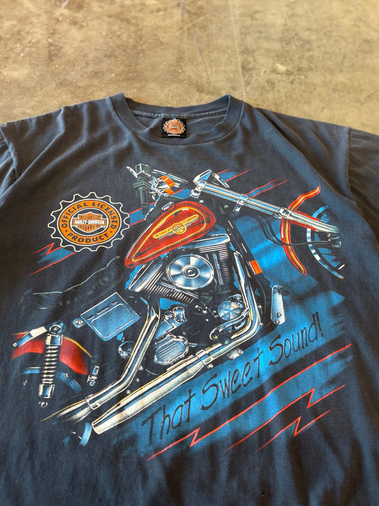 Vintage Harley Davidson That sweet sound shirt size large