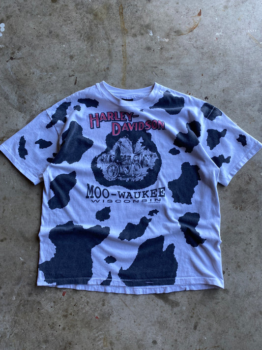 Vintage Harley Davidson Moo-Waukee shirt extra large