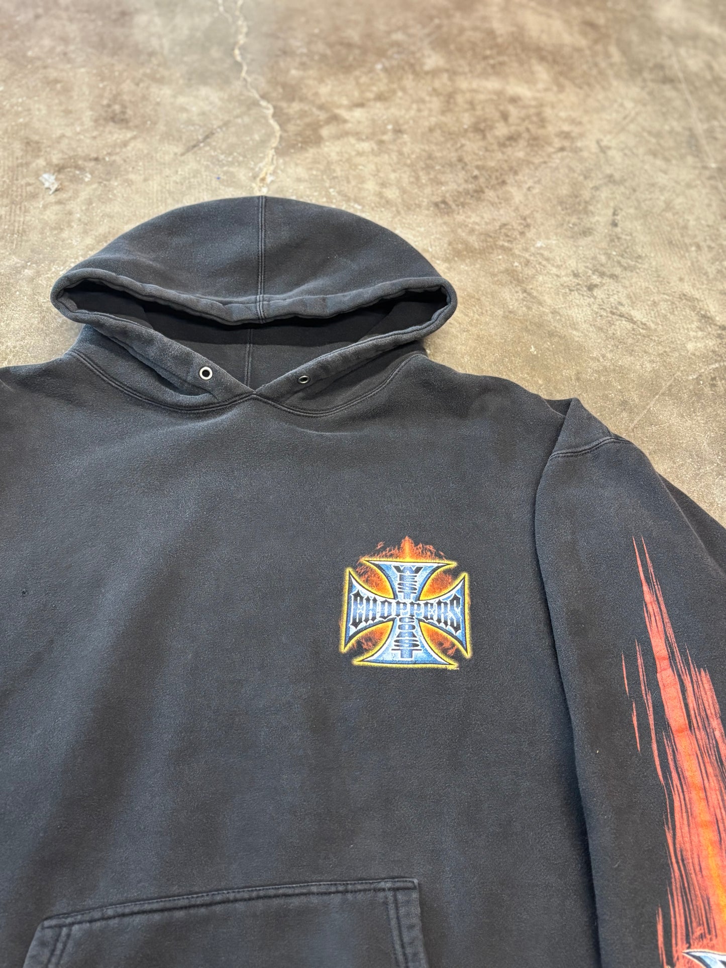 Vintage West Coast Choppers Hoodie size extra large