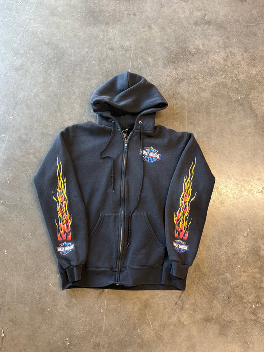 Vintage Harley Davidson Georgia zip size medium