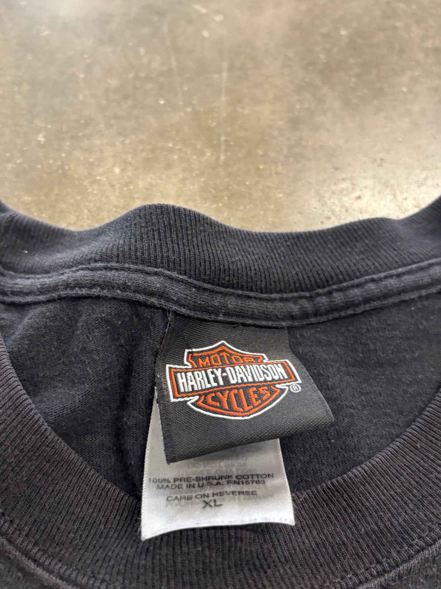 Vintage Harley Davidson Dice poker long sleeve size xl