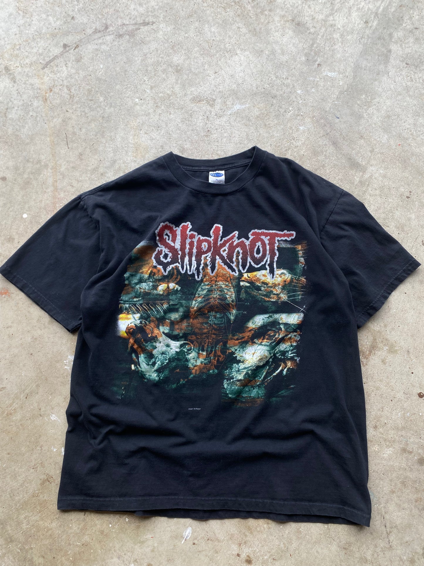 Vintage Slipknot Iowa 2001 shirt size extra large