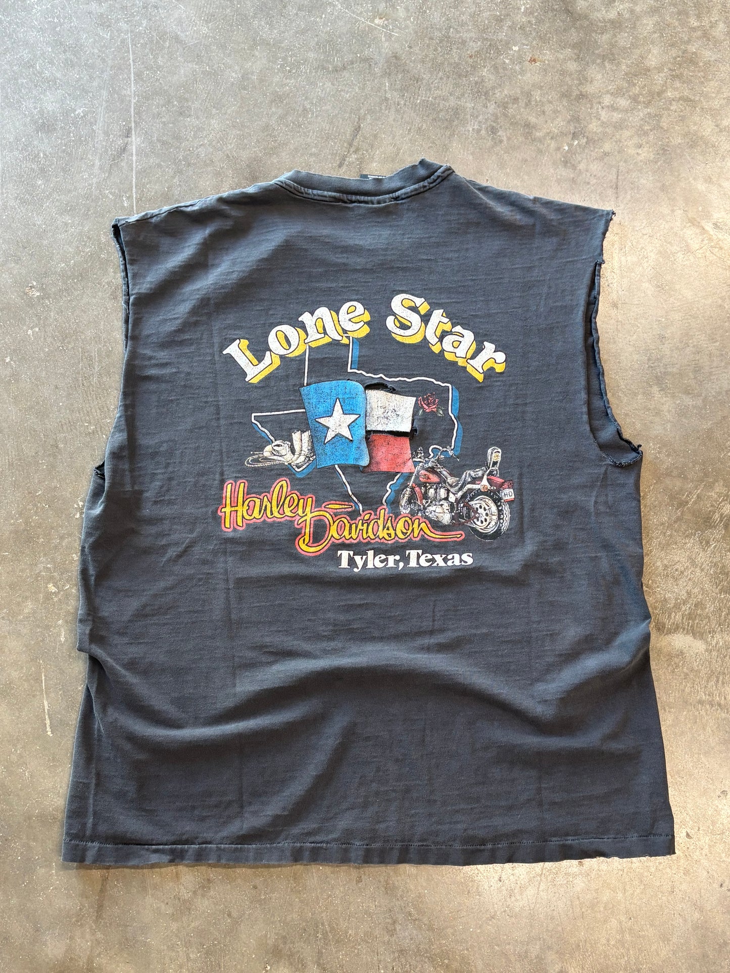Vintage Harley Davidson chopped shirt size xxl