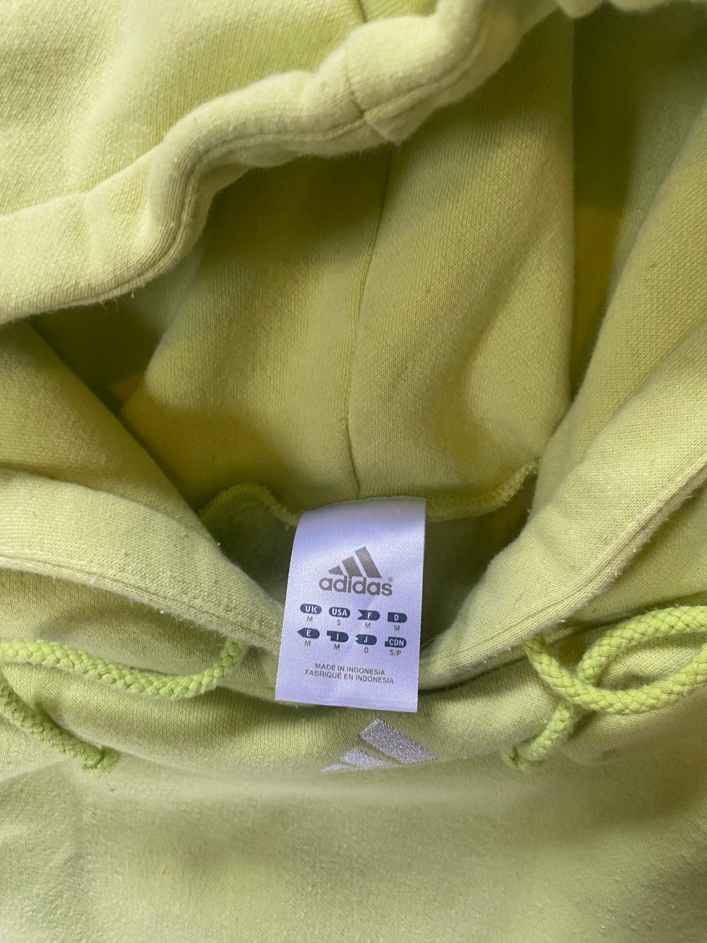 Y2K Adidas Center Check Earth Tone Hoodie Size Medium