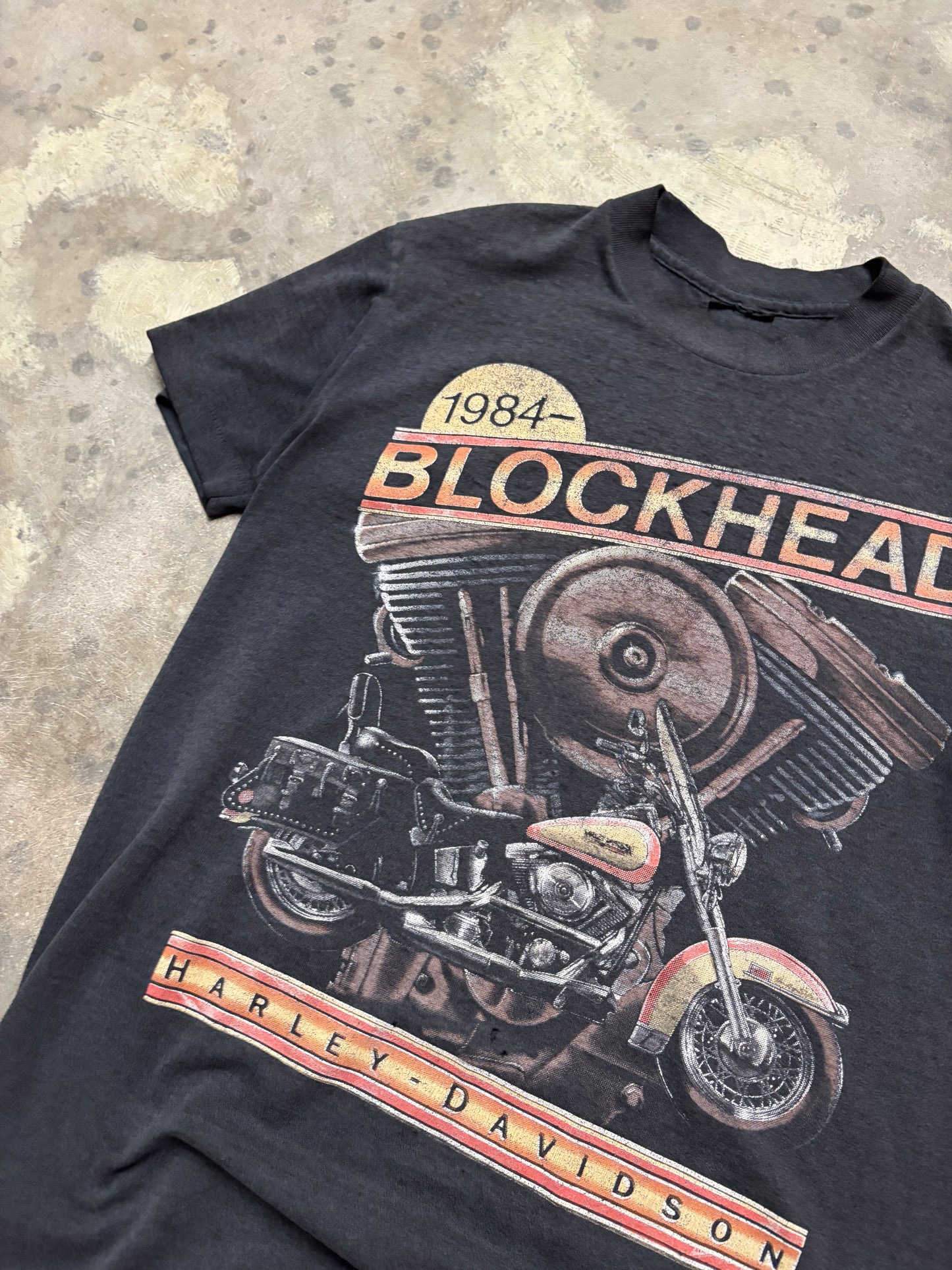 Vintage Harley Davidson Blockhead shirt size medium