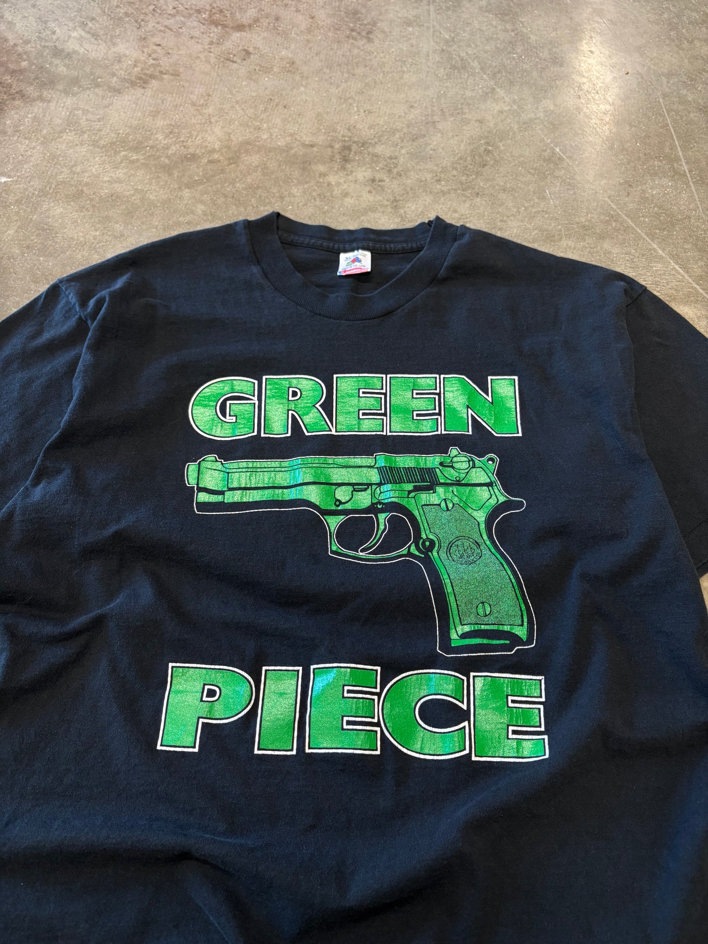 Vintage Green Piece shirt size XL