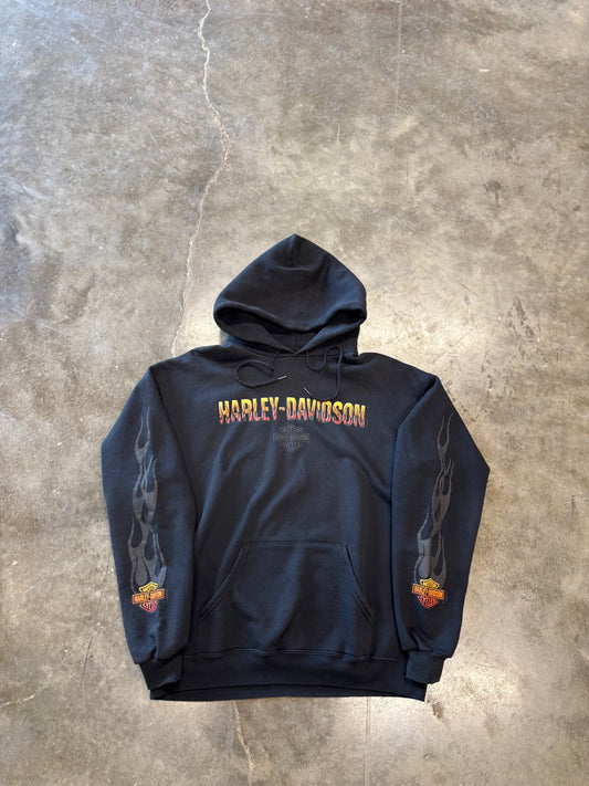 Vintage Harley Davidson flame hoodie size medium