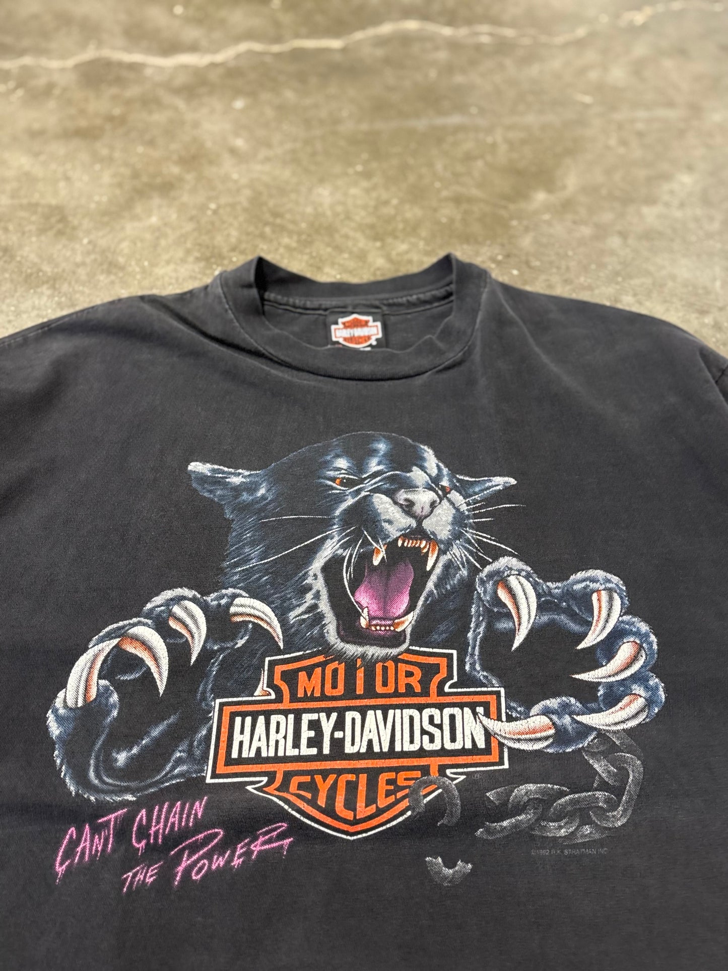 Vintage Harley Davidson Can’t chain the power shirt size xl