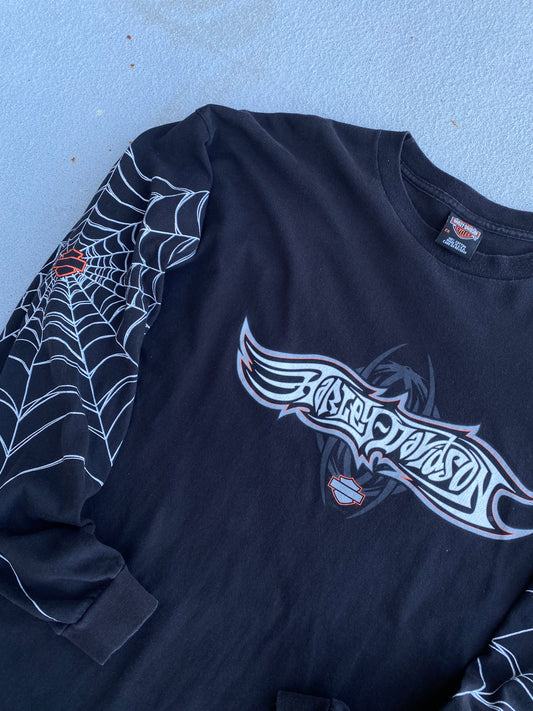 Vintage Harley Spider Web shirt size XXL