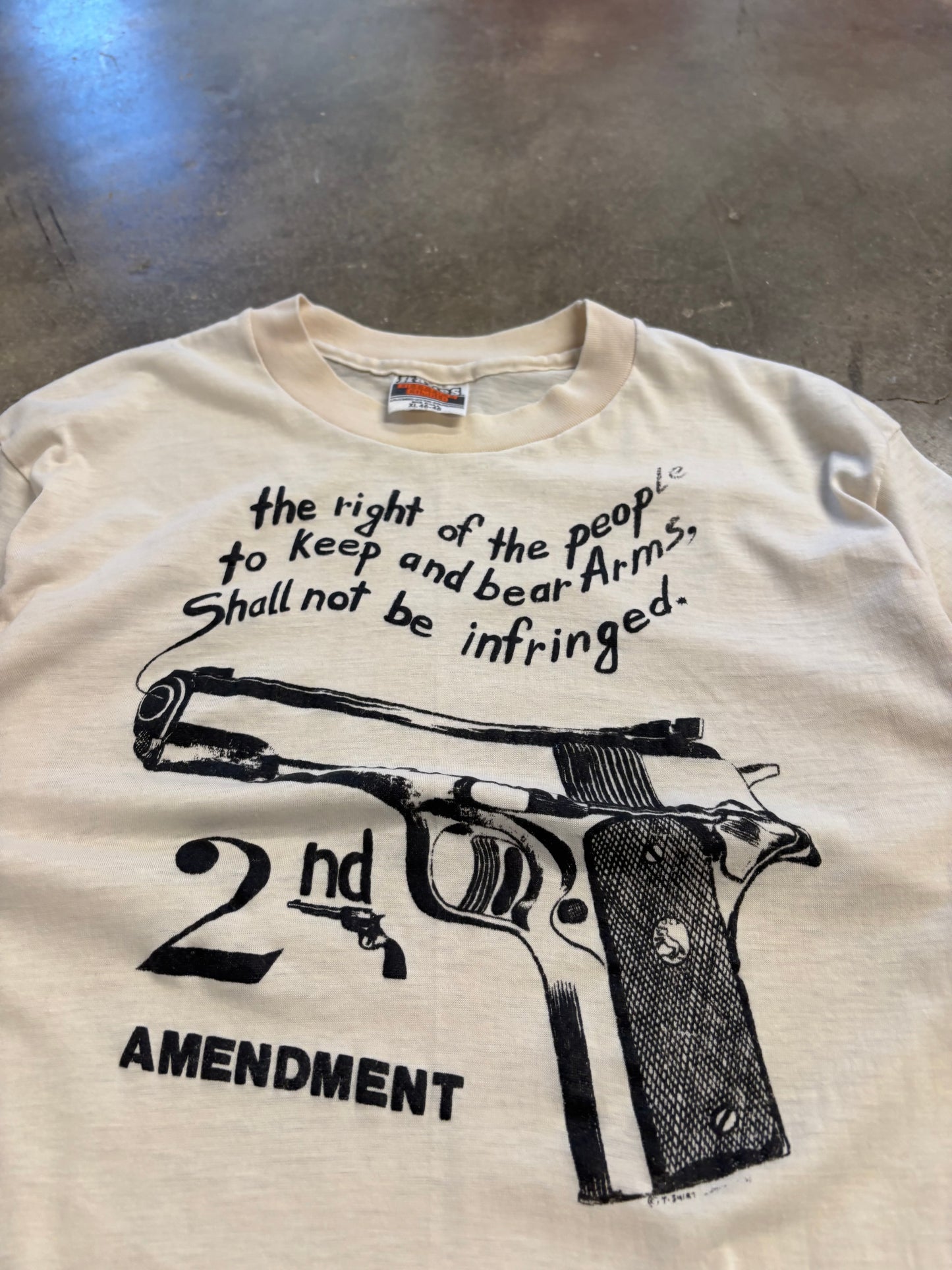 Vintage 80’s 2nd Amendment shirt size extra large