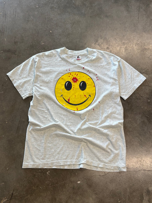 Vintage Smiley Face headshot shirt size xl