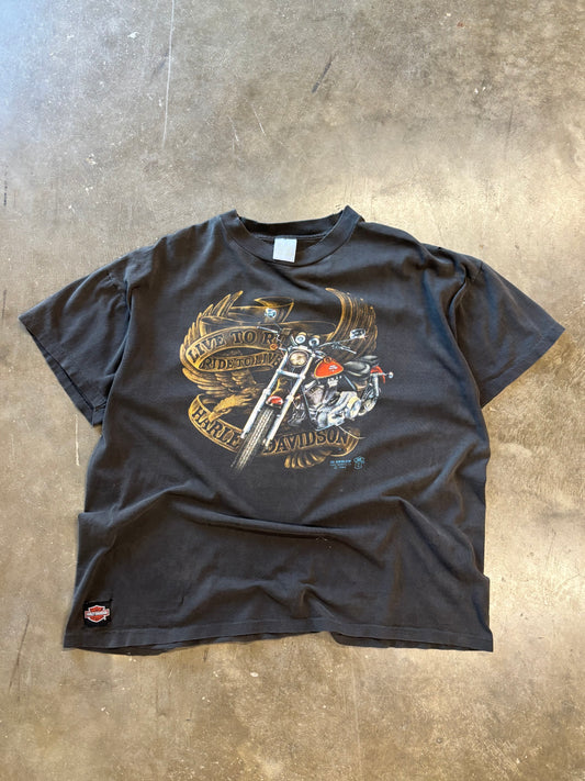 Vintage 3D Emblem Harley Davidson size XL