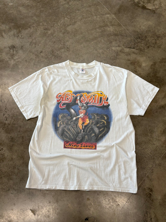 Vintage Aerosmith nine lives shirt size xl