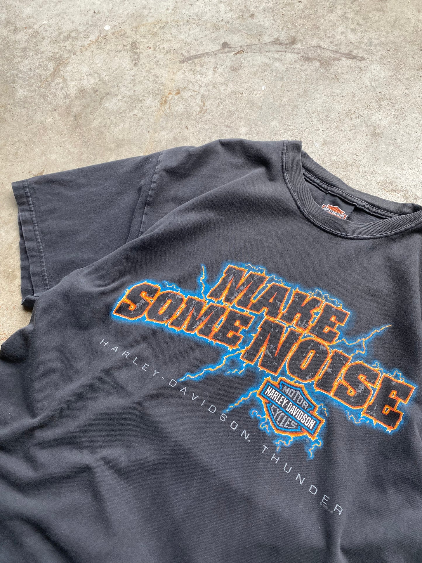 Vintage Harley Davidson Make some noise shirt size large