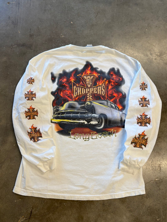 Vintage West Coast Choppers car long sleeve size xxl
