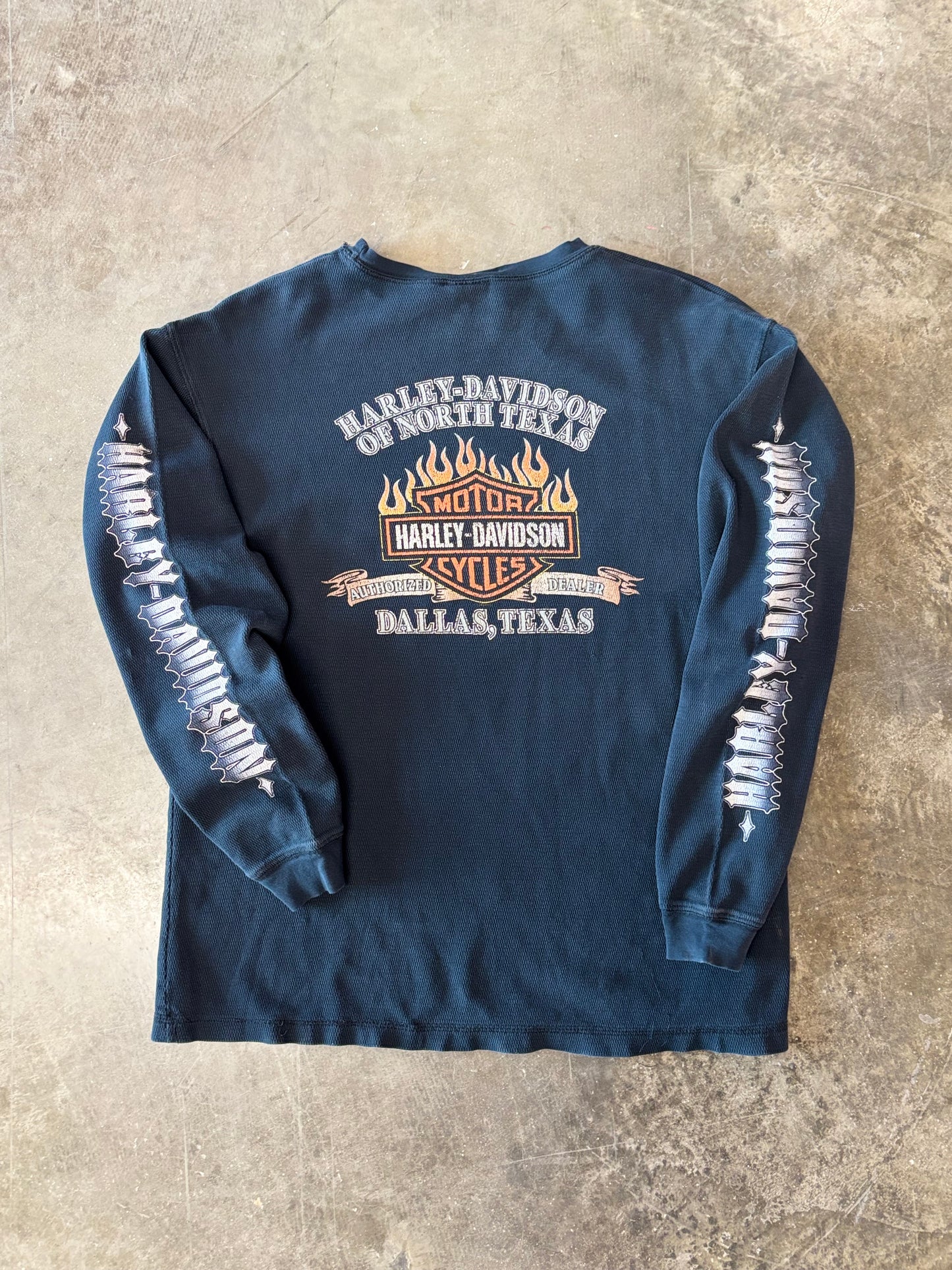 Vintage Harley Davidson thermal size large