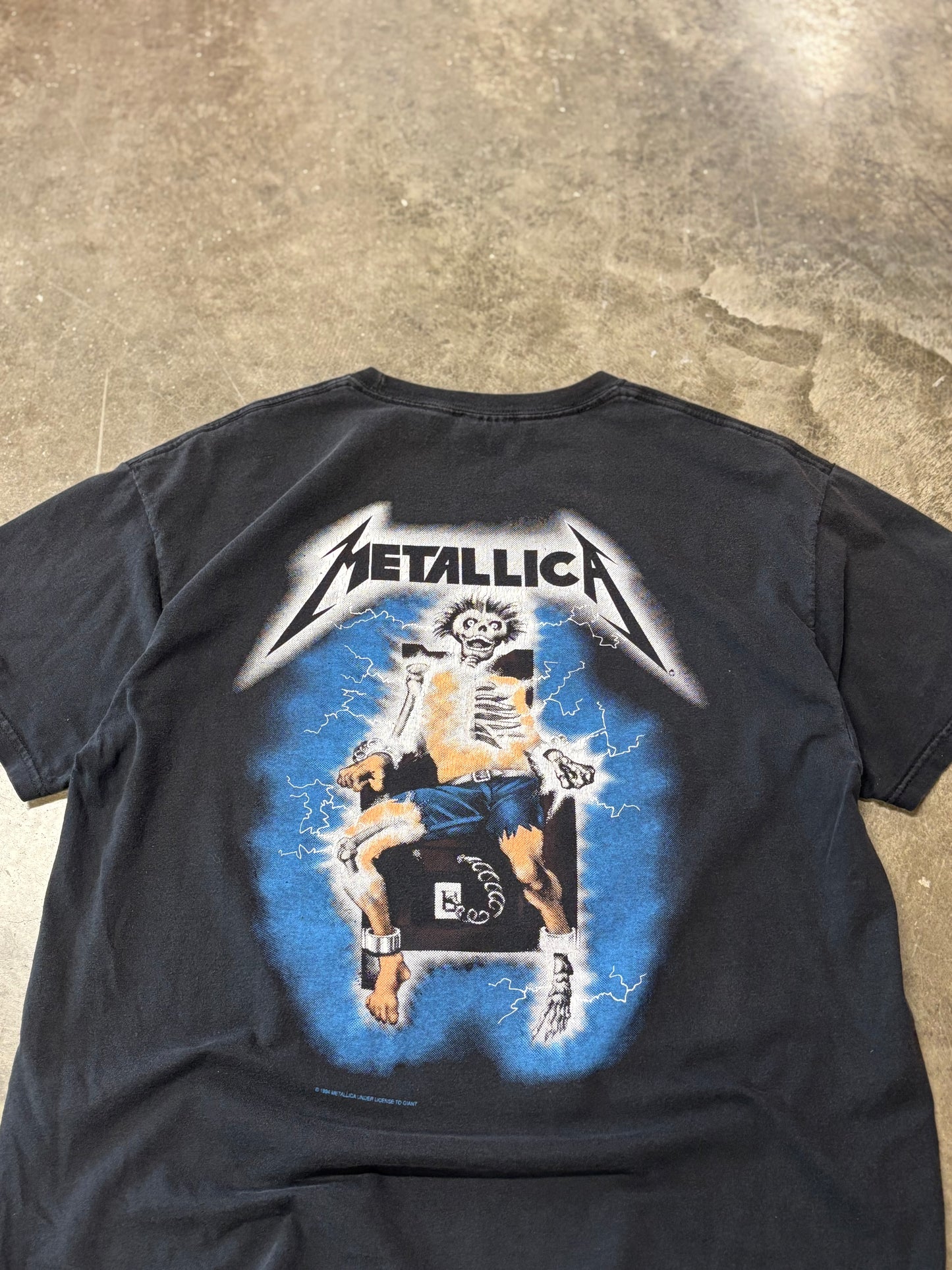 Vintage 2000’s Metallica Ride the Lightning shirt size large