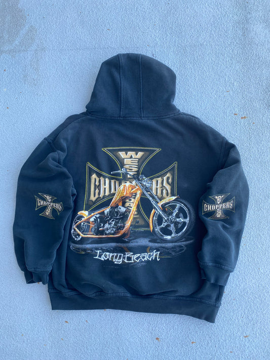 Vintage West Coast Choppers Hoodie Boxy Large