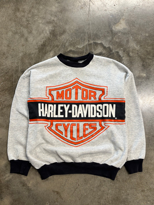 Vintage Harley Davidson Big Shield sweatshirt size large
