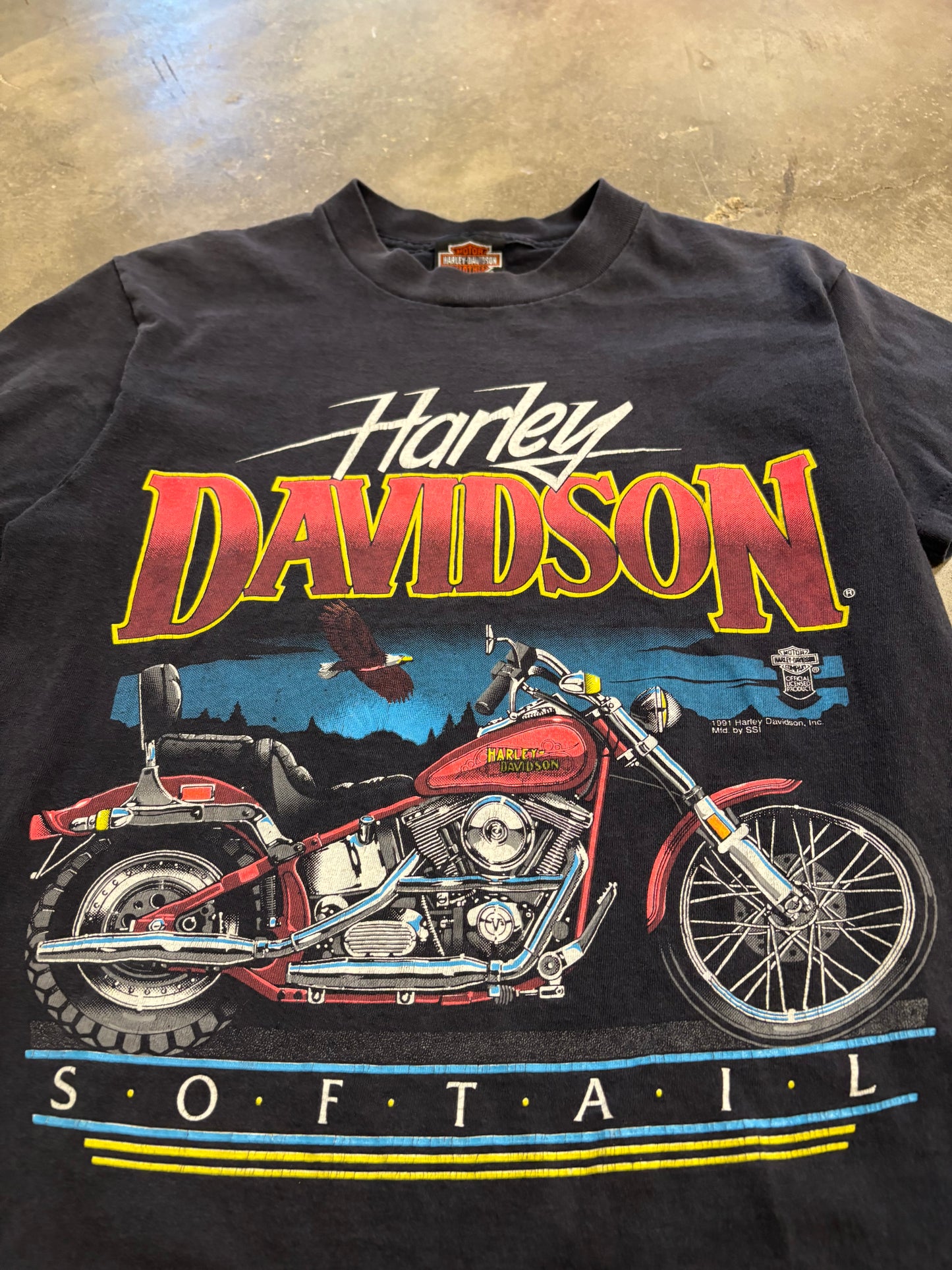 Vintage Harley Davidson softail shirt size small