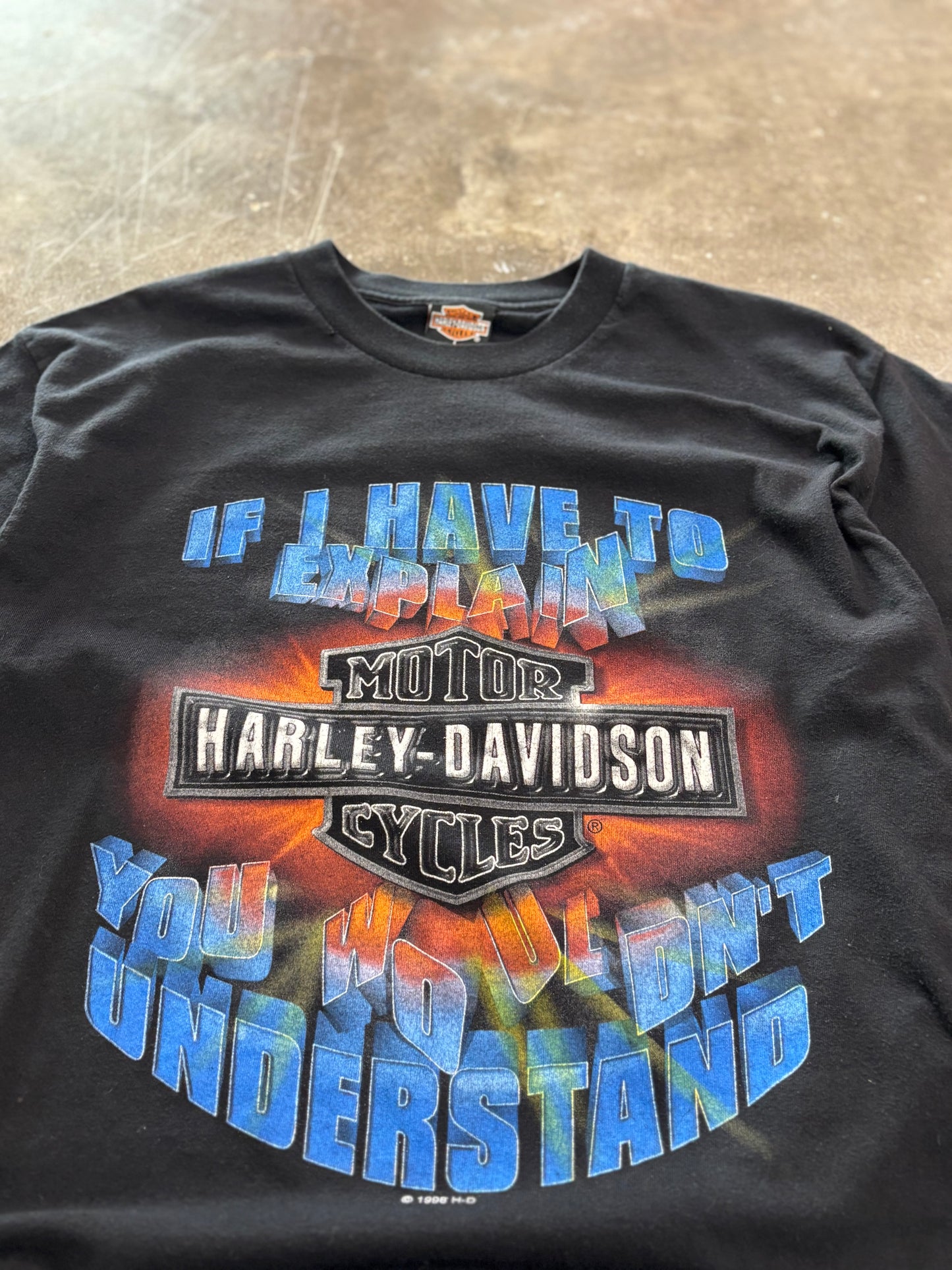 Vintage Harley Davidson if I have to explain shirt size large