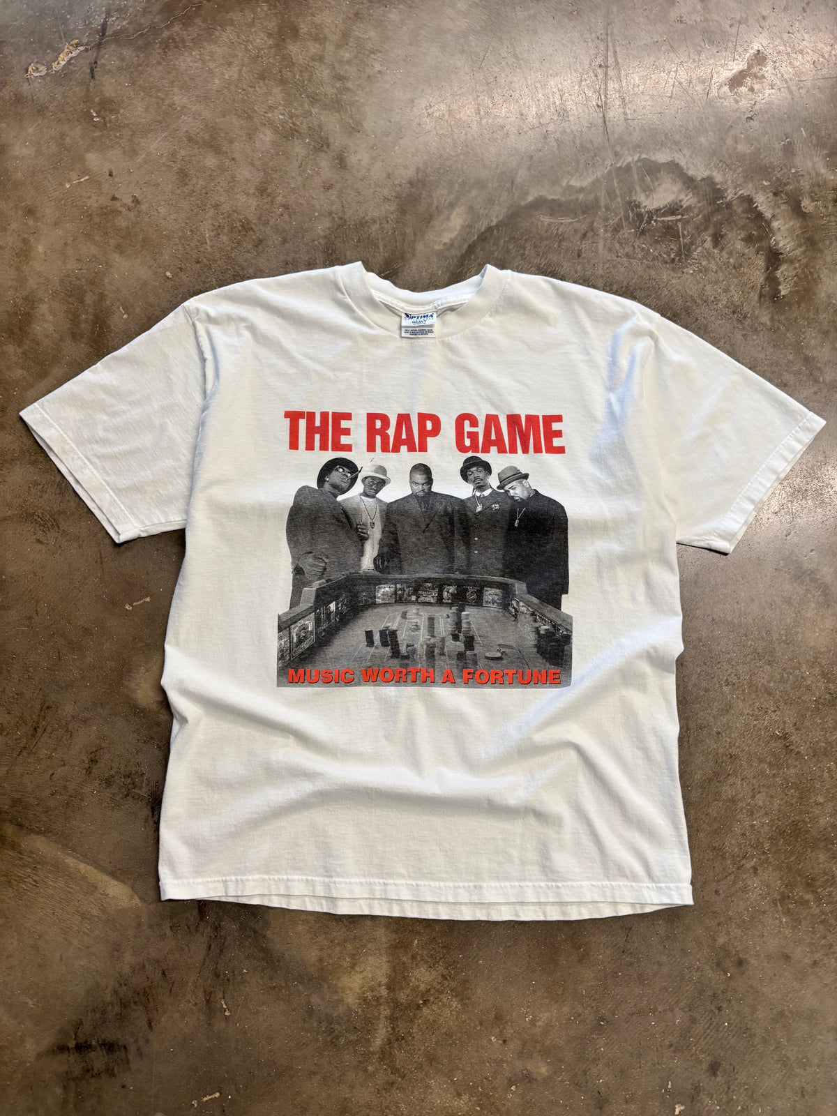 Vintage The Rap Game shirt size XL