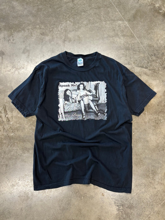 Vintage Betty Page Spank Me shirt size large