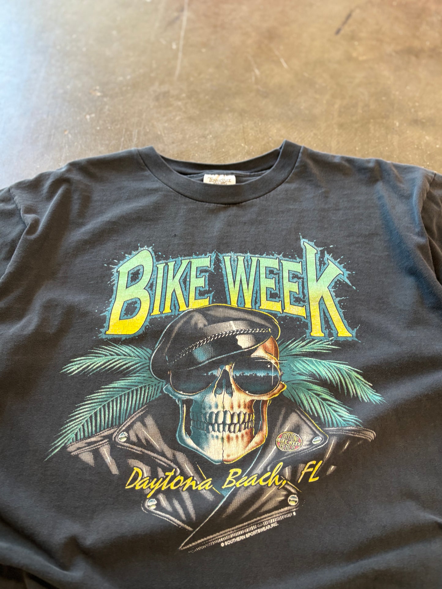 Vintage Daytona Bike Week skull shirt size XL