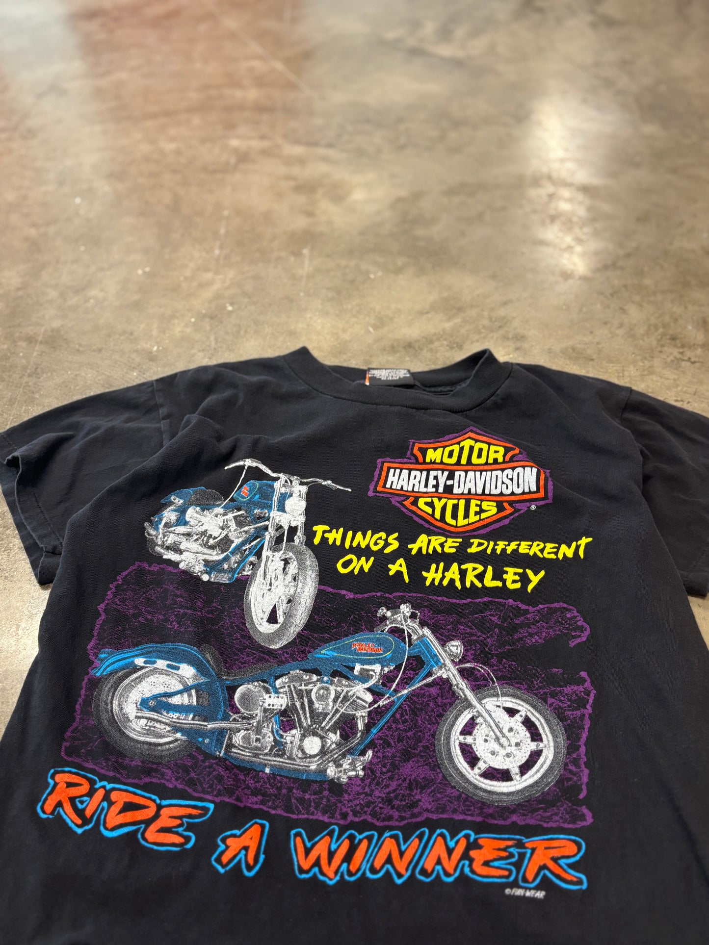 Vintage Harley Davidson things are different on a Harley shirt size medium