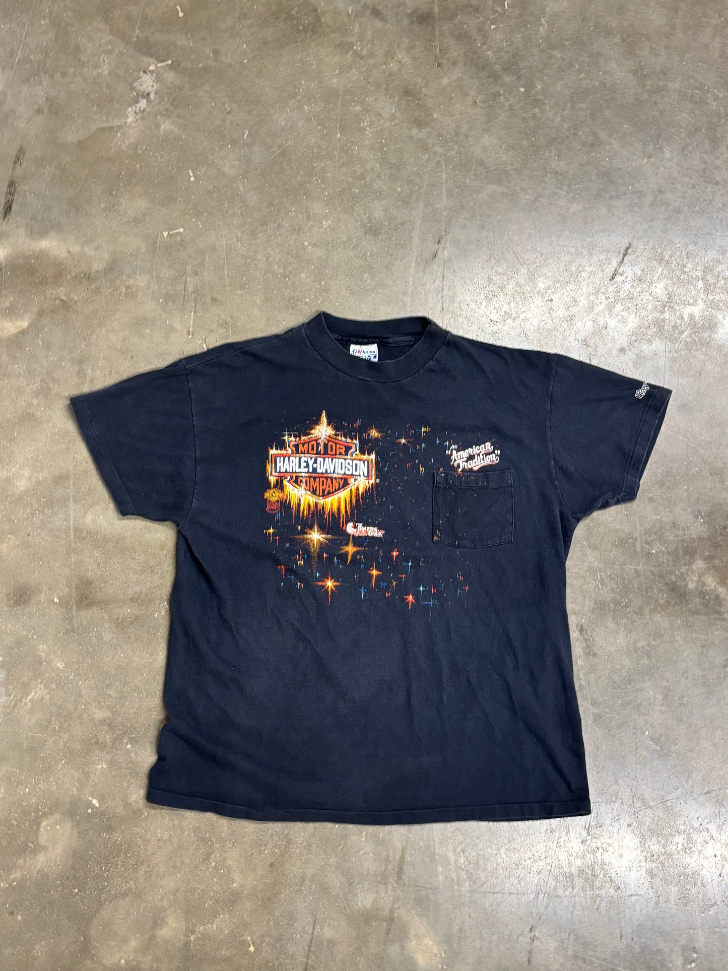 Vintage Harley Davidson sparkle shirt size xl